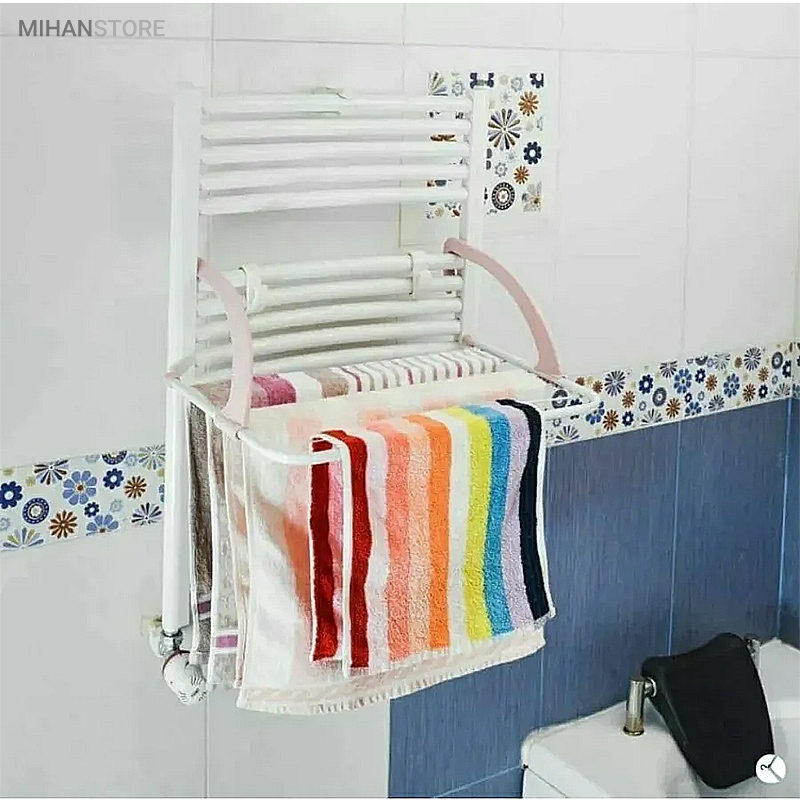 خرید بند رخت شوفاژی تاشو و مسافرتی؛ رخت آویز آپارتمانی - تصویر 13