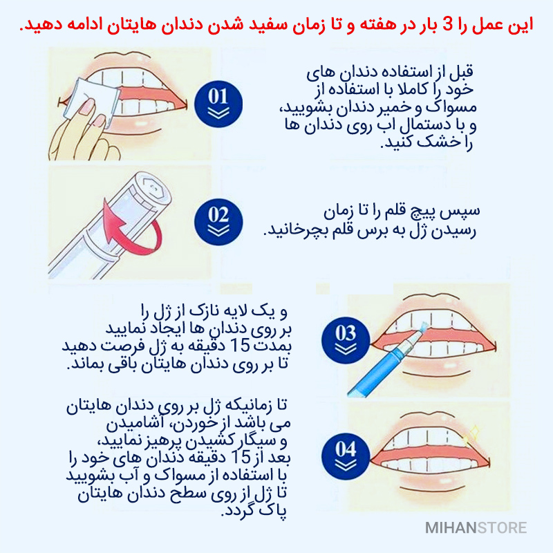 ژل سفید کننده دندان دیجی کالا