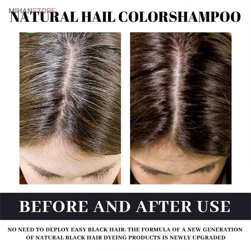 خرید رنگ مو گیاهی شانه دار Fruit Hair؛ شامپو رفع سفیدی مو فوری - تصویر 4