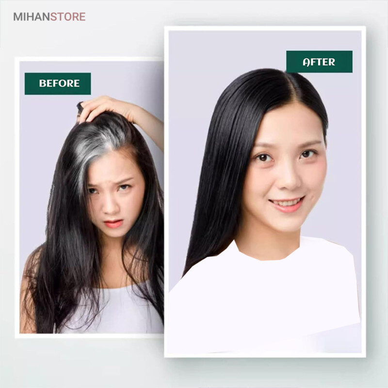 خرید رنگ مو گیاهی شانه دار Fruit Hair؛ شامپو رفع سفیدی مو فوری - تصویر 5