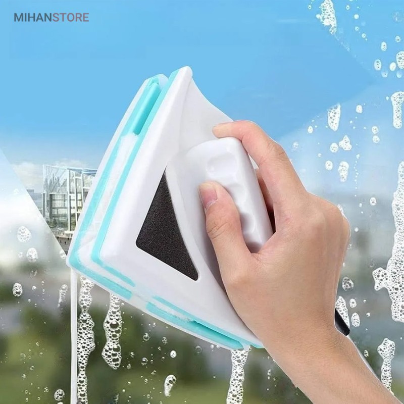 خرید شیشه پاک کن مغناطیسی دو طرفه؛ شیشه شوی آهنربایی برای آپارتمان - تصویر 8
