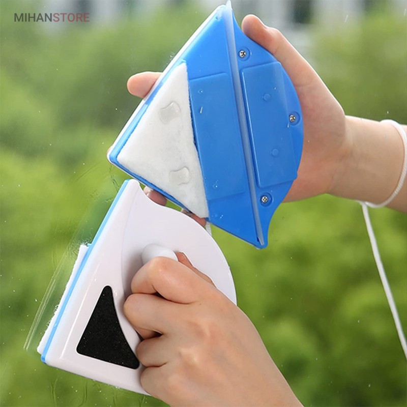 خرید شیشه پاک کن مغناطیسی دو طرفه؛ شیشه شوی آهنربایی برای آپارتمان - تصویر 11