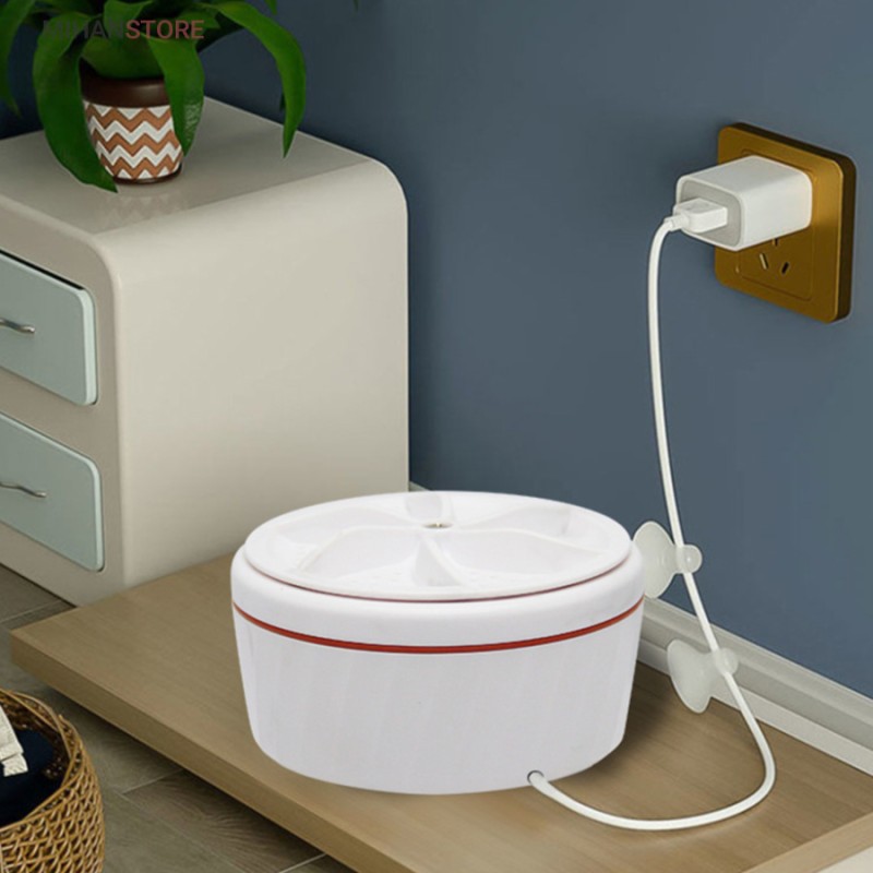 خرید مینی لباسشویی اولتراسونیک USB؛ مینی واش مسافرتی برای لباس زیر و جوراب - تصویر 8