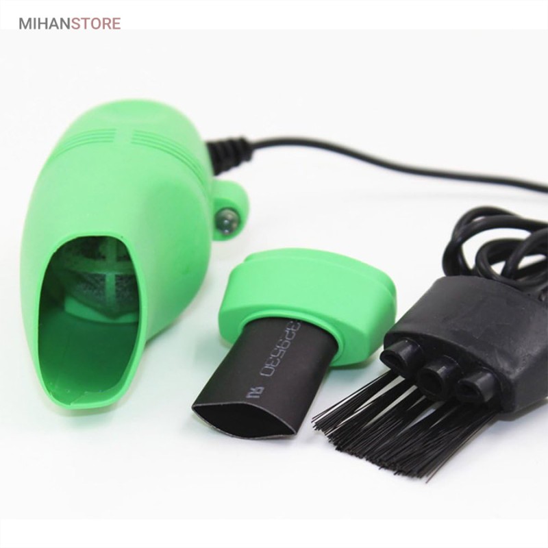 خرید مینی جاروبرقی USB؛ جارو شارژی کیبورد و لپ تاپ با دو سری مکش