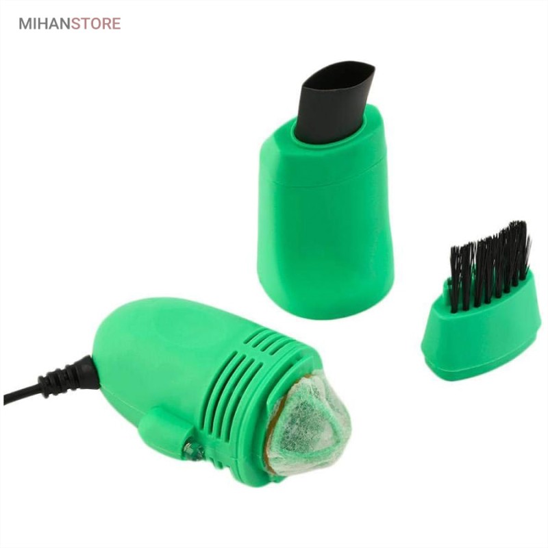 خرید مینی جاروبرقی USB؛ جارو شارژی کیبورد و لپ تاپ با دو سری مکش