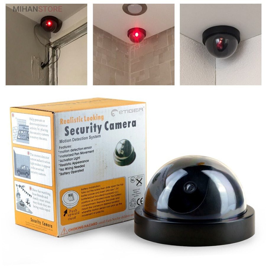 خرید ماکت دوربین مداربسته Activation Light؛ دوربین فیک چشمک‌زن با چراغ LED