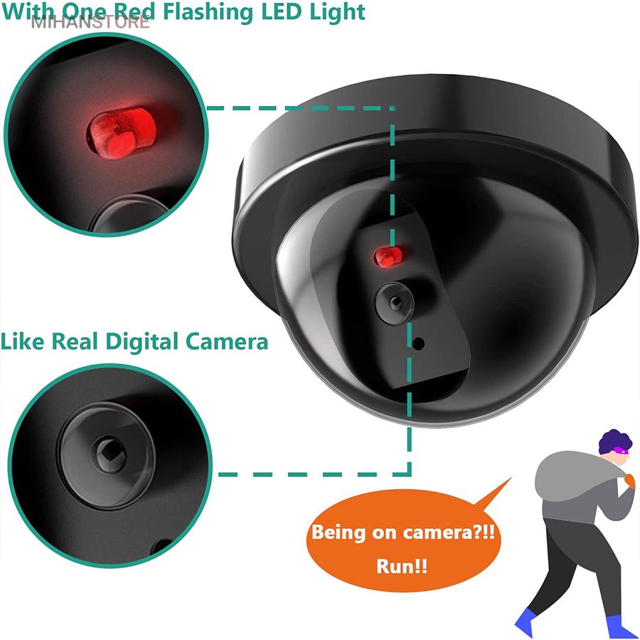 خرید ماکت دوربین مداربسته Activation Light؛ دوربین فیک چشمک‌زن با چراغ LED - تصویر 3