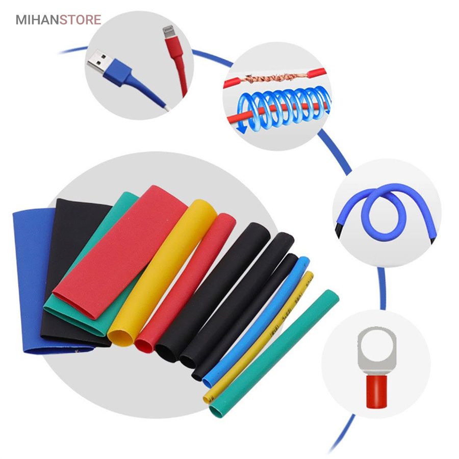 خرید محافظ کابل حرارتی؛ پک ۱۰۰ عددی وارنیش حرارتی رنگی برای کابل شارژ - تصویر 6