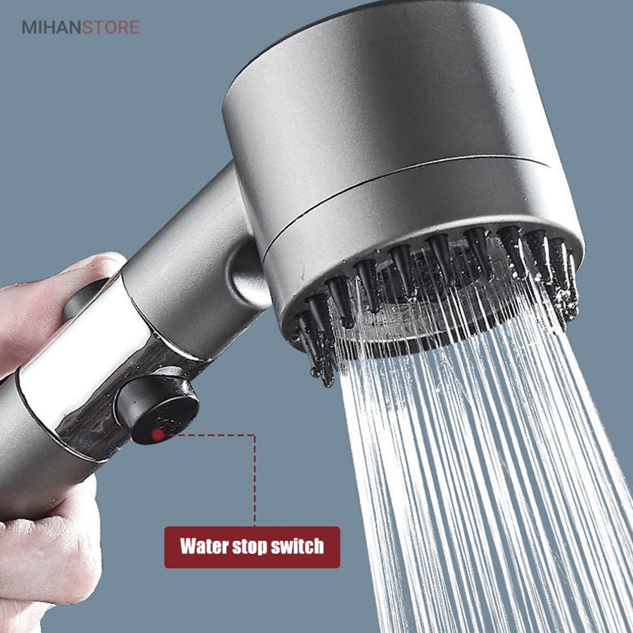 خرید سردوش ماساژور دار توربو؛ سردوش فشار قوی ۳ حالته با فیلتر تصفیه آب - تصویر 2