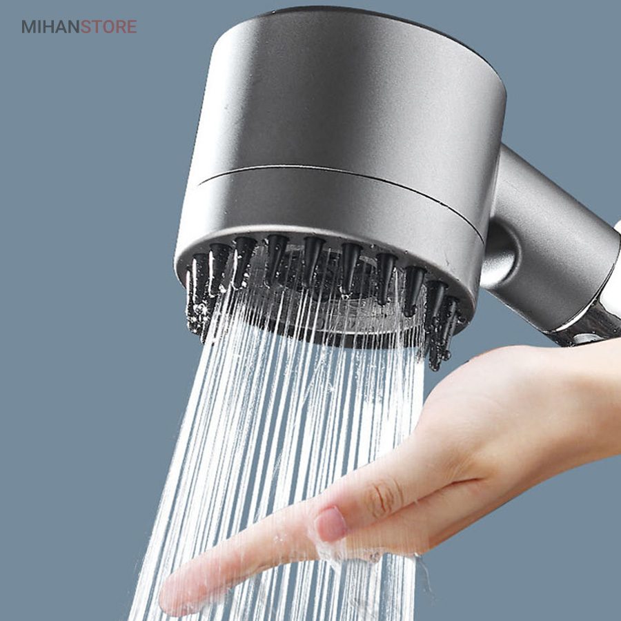 خرید سردوش ماساژور دار توربو؛ سردوش فشار قوی ۳ حالته با فیلتر تصفیه آب - تصویر 3