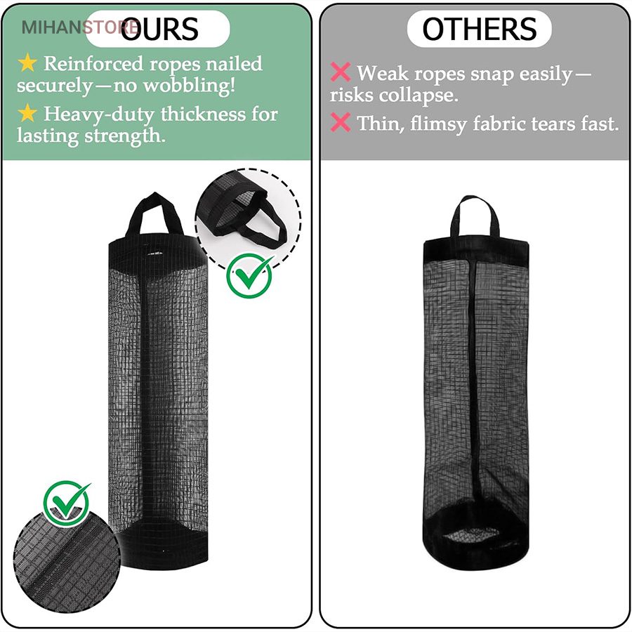 خرید هولدر و نظم دهنده کیسه پلاستیک؛ جای کیسه کابینتی و آویزی - تصویر 8