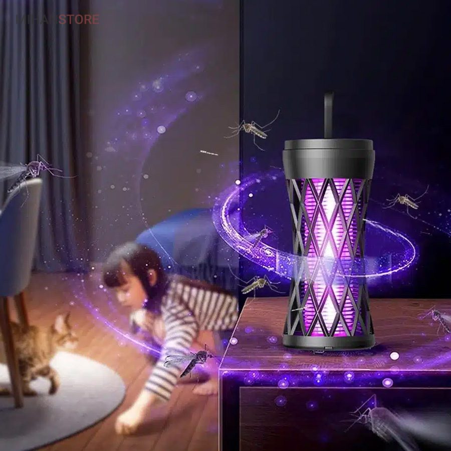 خرید دستگاه حشره کش شارژی حرفه ای؛ لامپ حشره کش UV با تور الکتریکی - تصویر 11