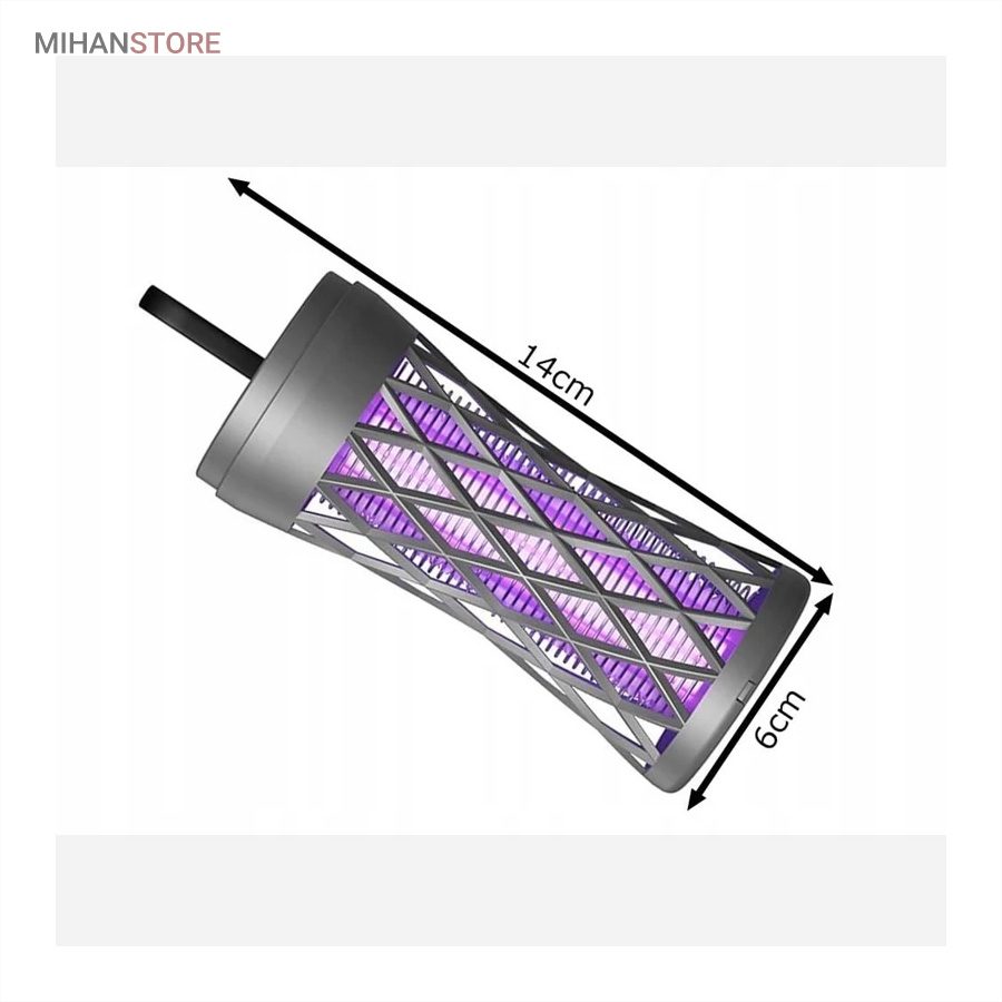 خرید دستگاه حشره کش شارژی حرفه ای؛ لامپ حشره کش UV با تور الکتریکی - تصویر 5