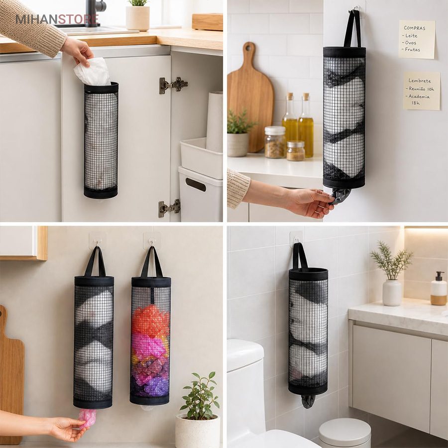 خرید هولدر و نظم دهنده کیسه پلاستیک؛ جای کیسه کابینتی و آویزی