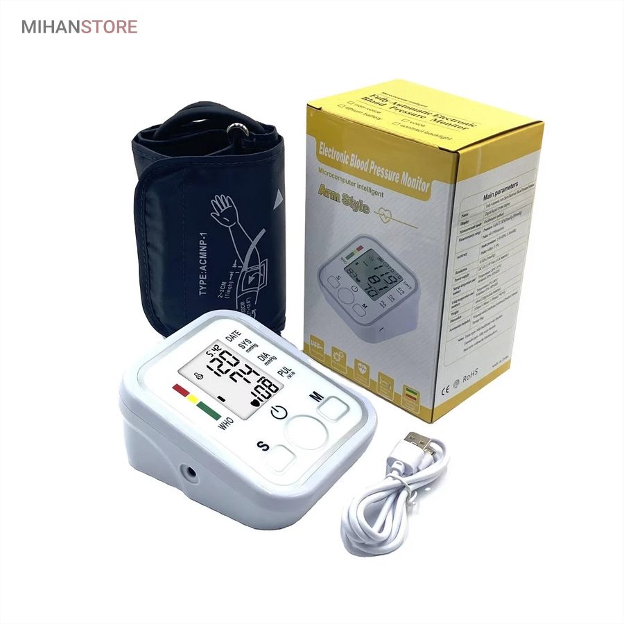 خرید فشارسنج بازویی سخنگو Arm Style؛ دستگاه فشار خون دیجیتال با حافظه - تصویر 5