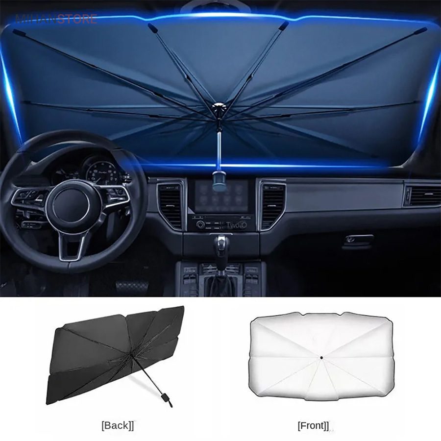 خرید چتر آفتابگیر شیشه جلو خودرو؛ آفتابگیر تلسکوپی (Brella Shield) - تصویر 15