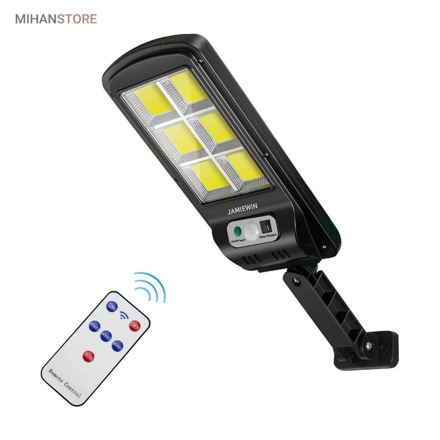 خرید چراغ خورشیدی دیواری سنسوردار Super Bright؛ چراغ باغچه خورشیدی (با ریموت) - تصویر 6