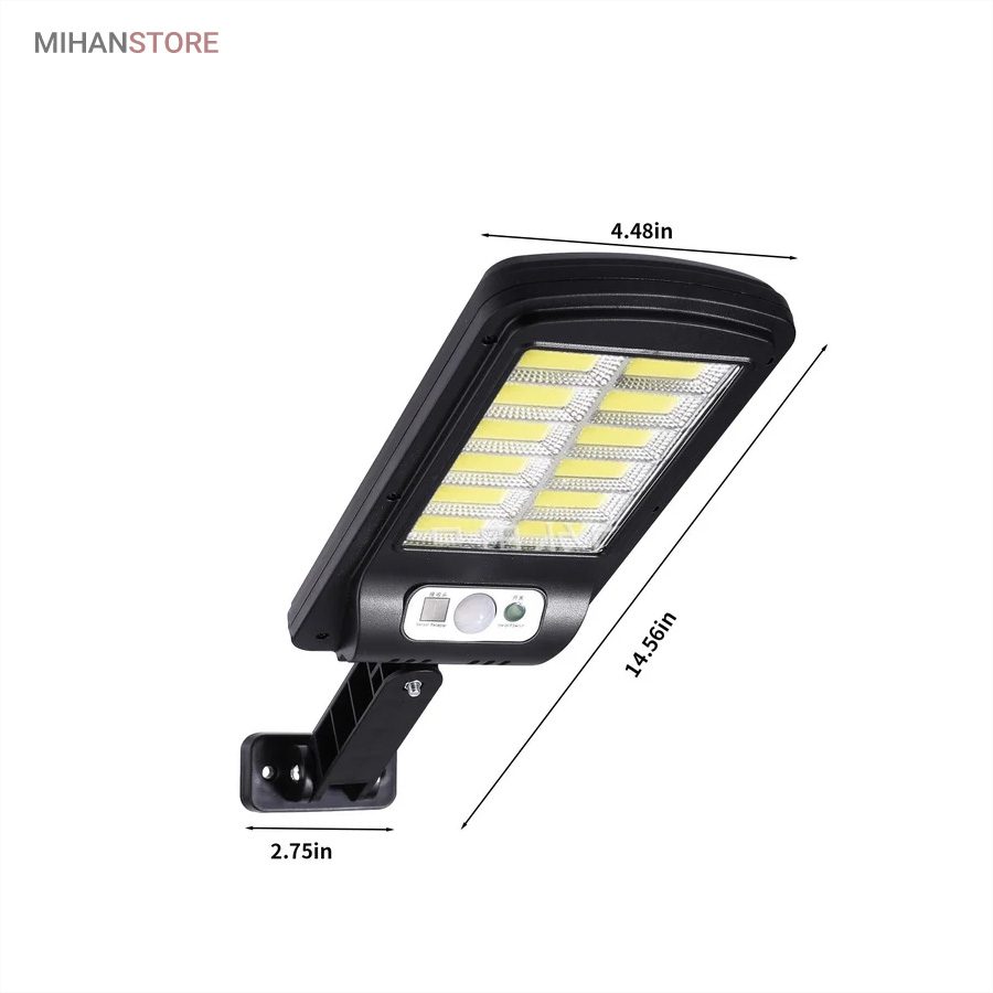 خرید چراغ خورشیدی دیواری سنسوردار Super Bright؛ چراغ باغچه خورشیدی (با ریموت) - تصویر 11