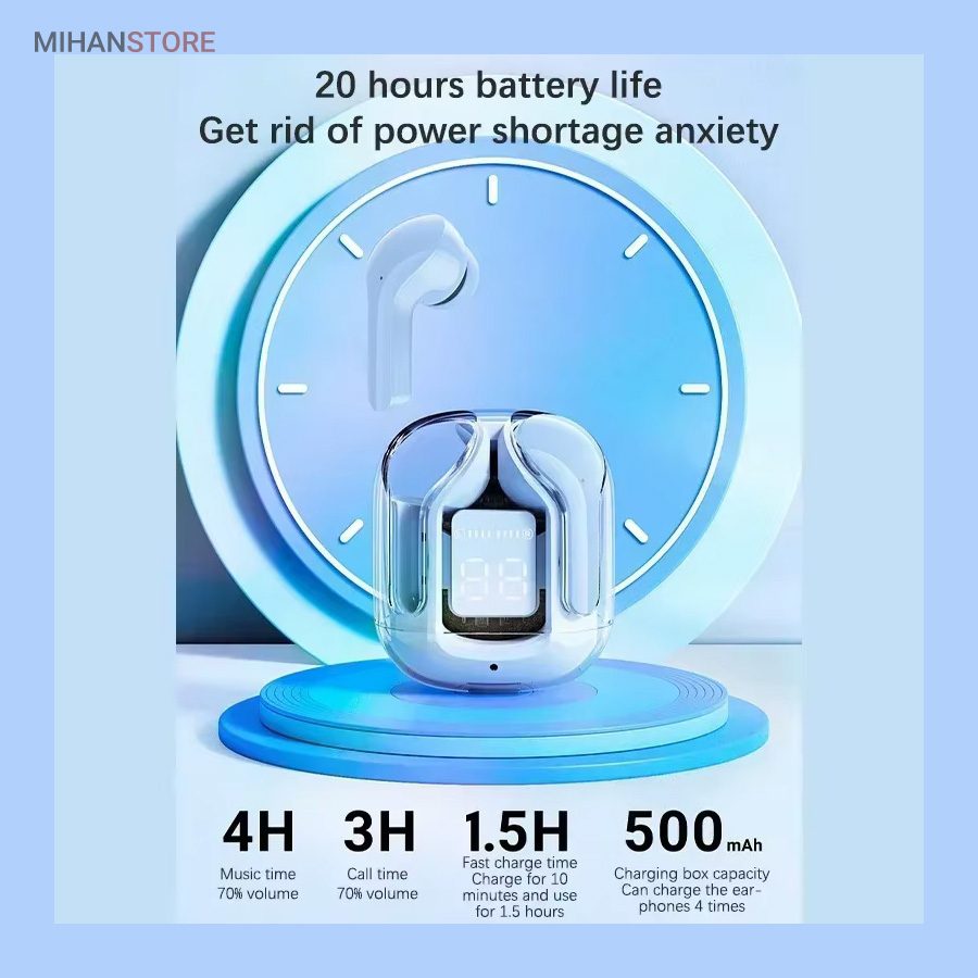 خرید هندزفری بلوتوثی Ultrapods؛ ایرپاد با نمایشگر LED (+کیس پاوربانک) - تصویر 4