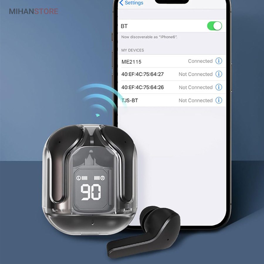 خرید هندزفری بلوتوثی Ultrapods؛ ایرپاد با نمایشگر LED (+کیس پاوربانک)