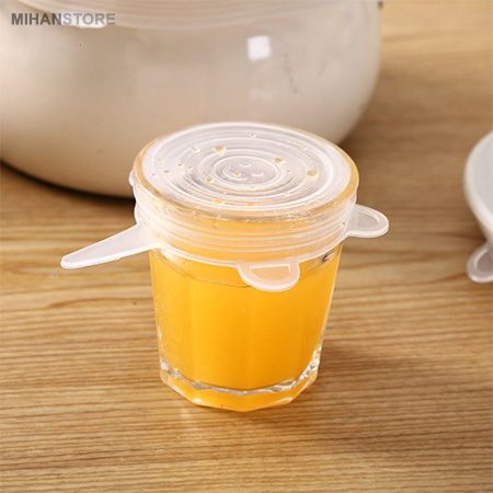 خرید درپوش سیلیکونی ۶ عددی ظروف؛ درب انعطاف‌پذیر ۶ سایز - تصویر 7