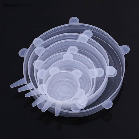 خرید درپوش سیلیکونی ۶ عددی ظروف؛ درب انعطاف‌پذیر ۶ سایز - تصویر 10