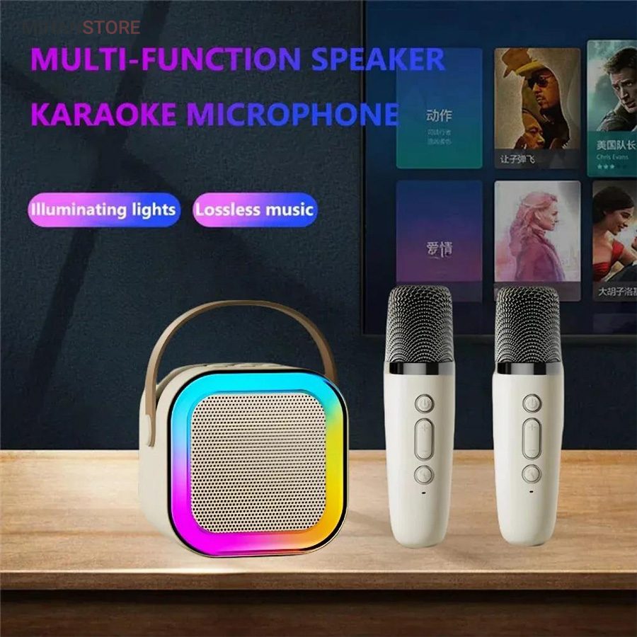 خرید اسپیکر بلوتوثی میکروفن دار قابل حمل؛ اسپیکر با میکروفون بی‌سیم - تصویر 3