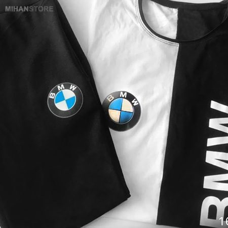 خرید ست تی شرت و شلوار BMW؛ ست اسپرت مردانه فری سایز - تصویر 4