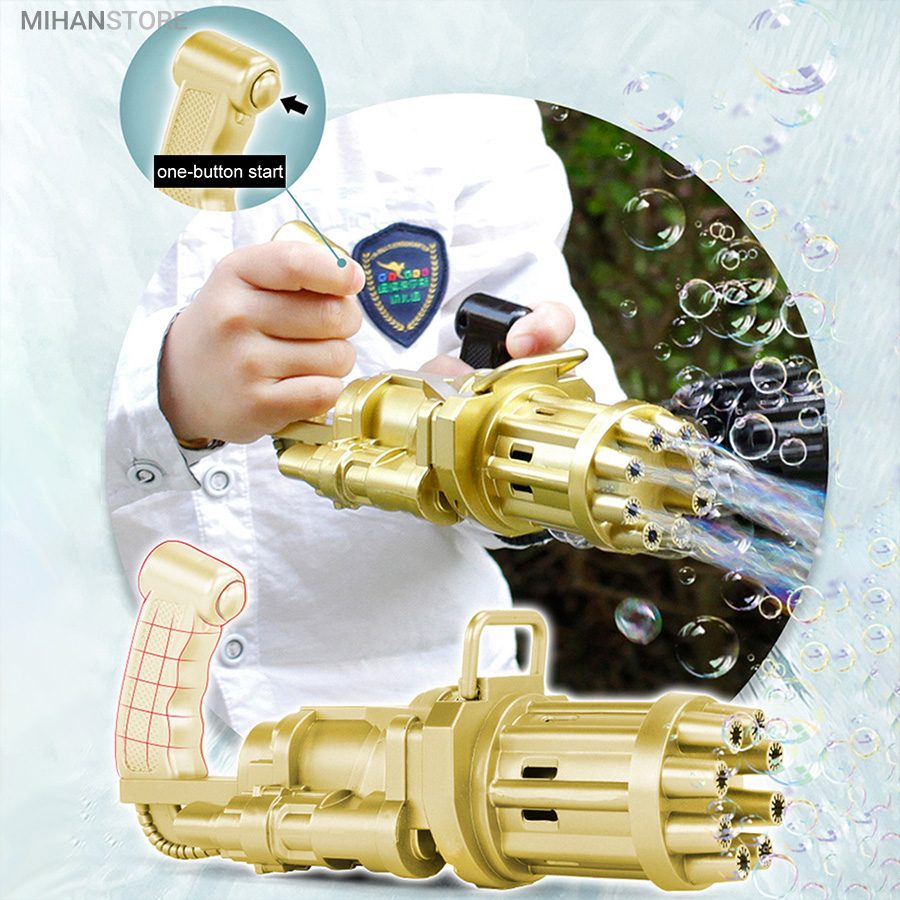 خرید تفنگ حباب ساز BUBBLE GUN؛ تفنگ حباب بازی با مایع مخصوص - تصویر 15