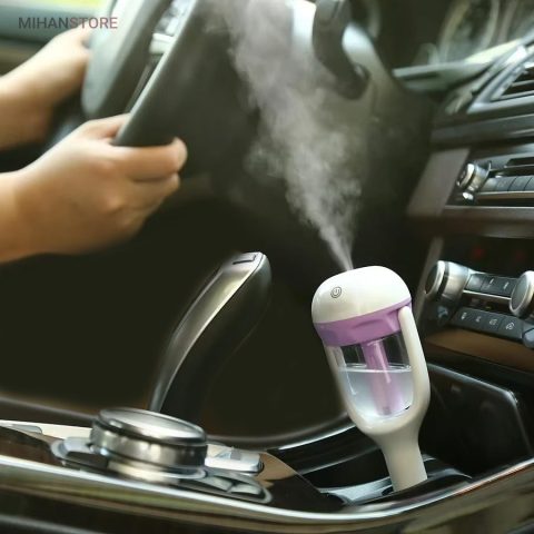 خرید دستگاه بخور سرد فندکی خودرو؛ بخور ماشین اولتراسونیک (با خاموشی خودکار)