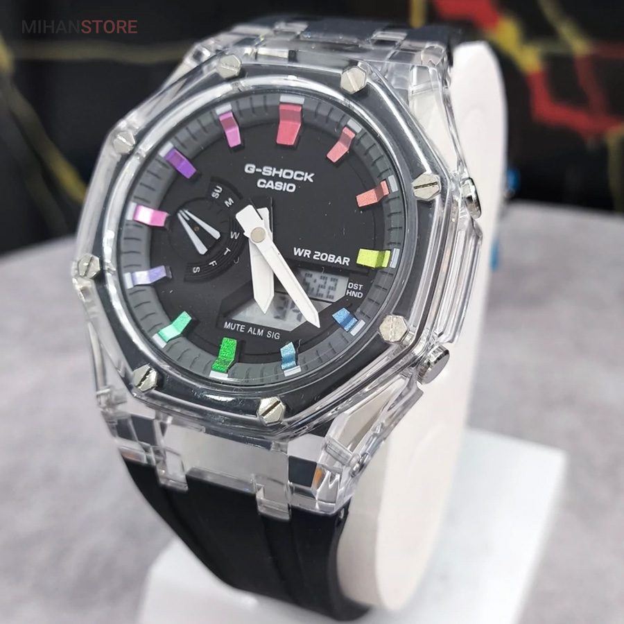 خرید ساعت جی شاک GA۲۱۰۰ کاسیو؛ ساعت ضدآب کاسیو جی شاک (با نمایشگر دوگانه) - تصویر 15