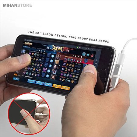خرید مبدل لایتنینگ ۱ به ۲ سوکت آیفون؛ مبدل لایتنینگ شارژ و هندزفری - تصویر 7