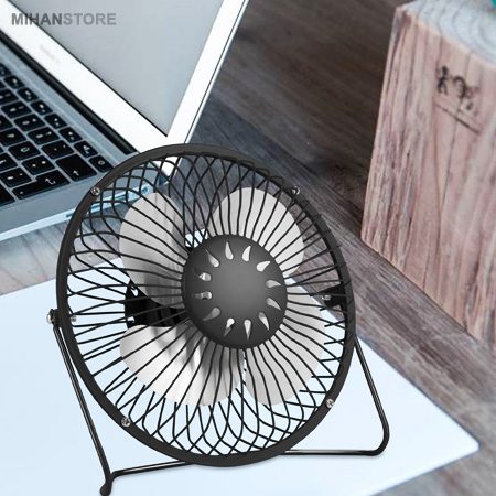 خرید مینی پنکه USB سایز بزرگ ۸ اینچ؛ پنکه رومیزی قابل حمل - تصویر 5
