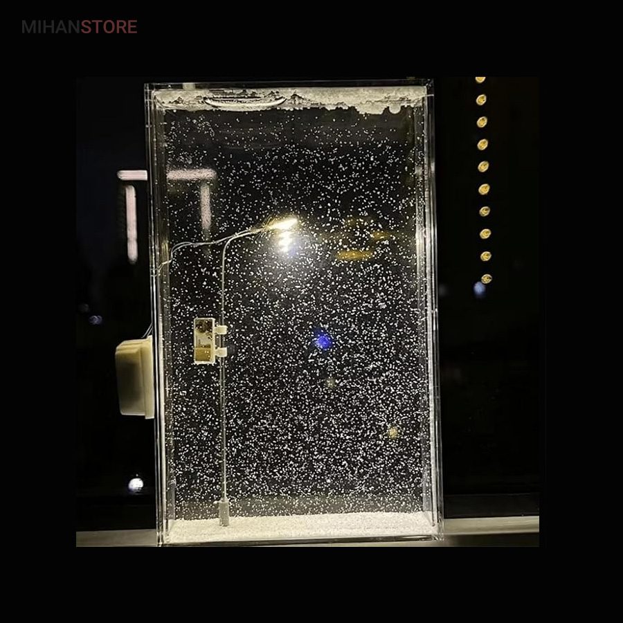 خرید چراغ خواب نوستالژی شب برفی؛ دکوری خاص - تصویر 13