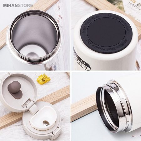 خرید ماگ سفری مدل Enjoy The Coffee؛ لیوان مسافرتی دوجداره ۳۸۰ میلی‌لیتری - تصویر 4