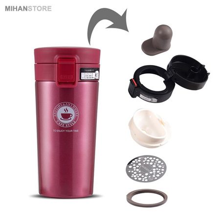خرید ماگ سفری مدل Enjoy The Coffee؛ لیوان مسافرتی دوجداره ۳۸۰ میلی‌لیتری - تصویر 7