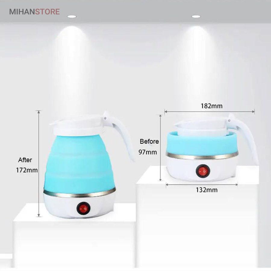 خرید کتری برقی سیلیکونی تاشو؛ همراه سفر - تصویر 10