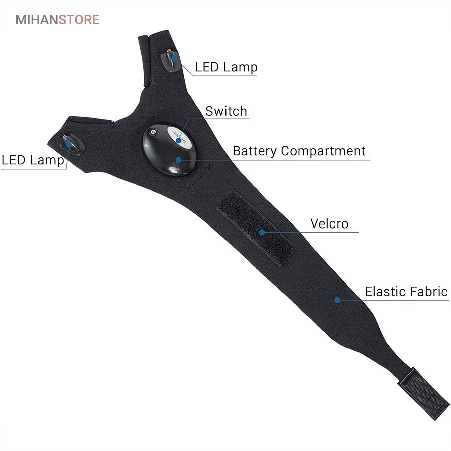 خرید دستکش چراغ دار Glove light؛ دستکش LED دار تعمیرکاری و کمپینگ - تصویر 14