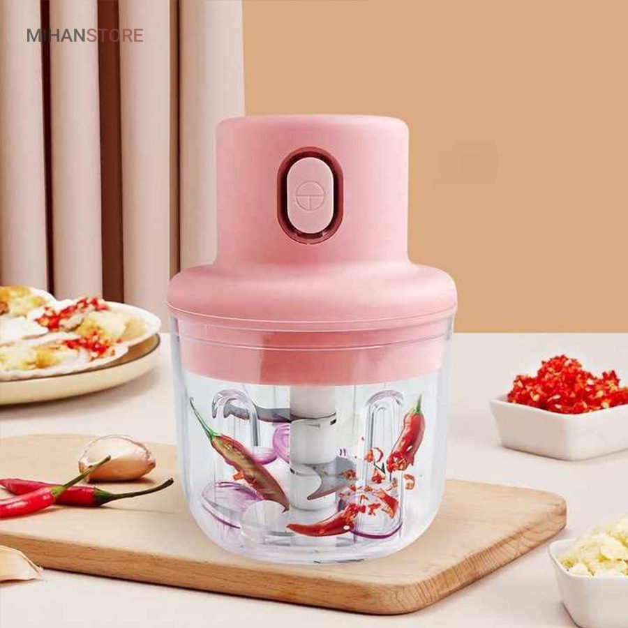 خرید مینی خردکن شارژی ۳ تیغه؛ خردکن USB با مخزن ۲۵۰ میلی - تصویر 9