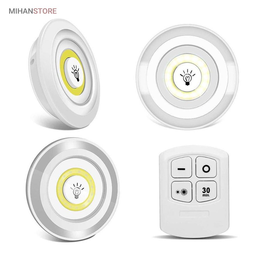 خرید لامپ اضطراری LED ریموت دار (۳ عددی)؛ چراغ چسبی بدون سیم [با کنترل از راه دور] - تصویر 15