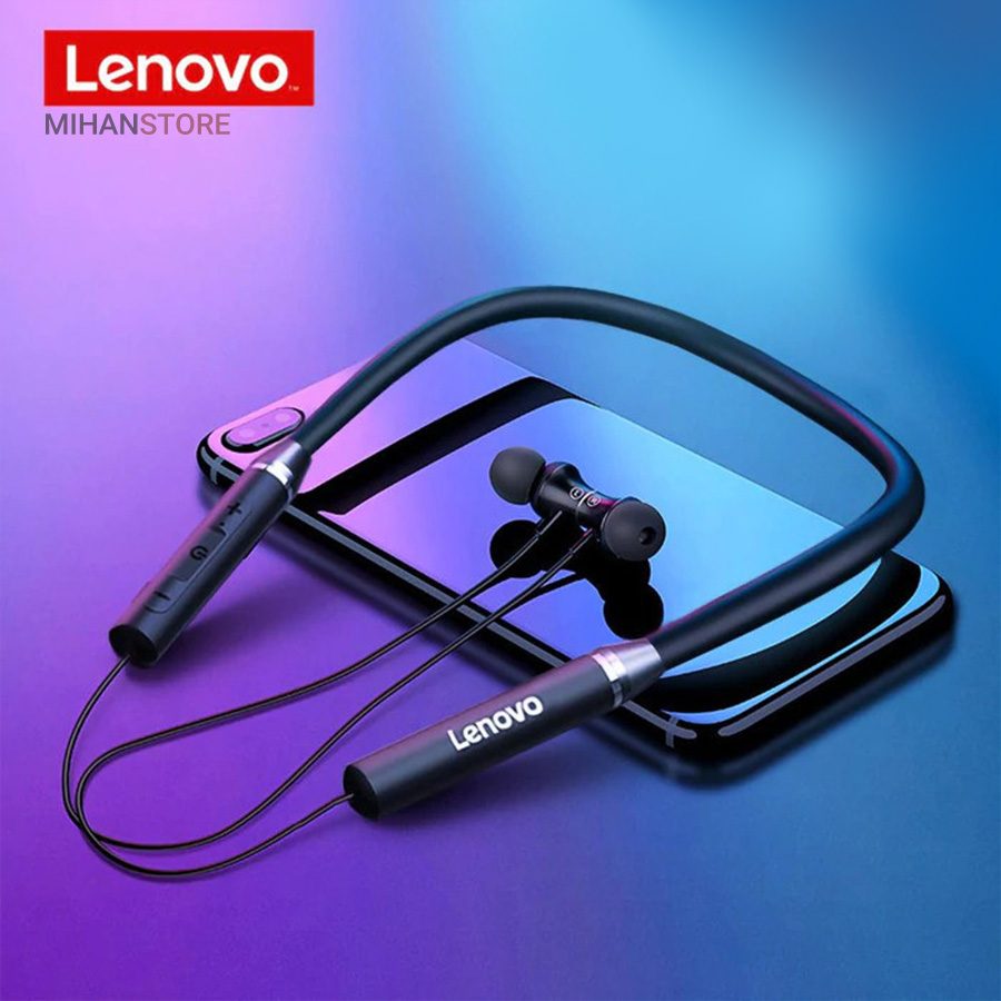 خرید هندزفری بلوتوث گردنی Lenovo؛ هدفون ورزشی ضد آب با باتری ۸ ساعته - تصویر 7