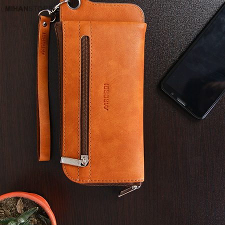 خرید کیف پول و موبایل میلانو؛ کیف دوگوشی با جای کارت - تصویر 3