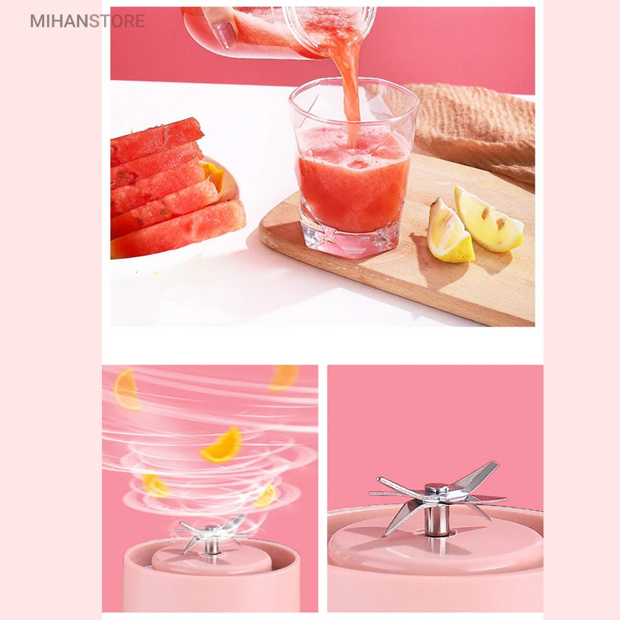 خرید مخلوط کن شارژی ۶ تیغ JUICE CUP؛ میکسر قابل حمل و قدرتمند - تصویر 12
