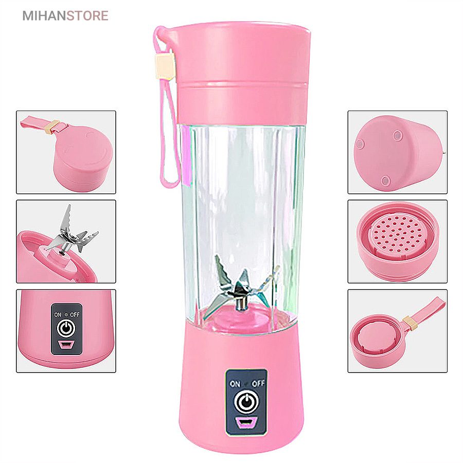 خرید مخلوط کن شارژی ۶ تیغ JUICE CUP؛ میکسر قابل حمل و قدرتمند - تصویر 13