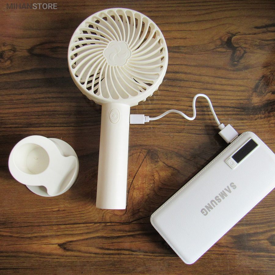 خرید پنکه شارژی همراه Sunshine؛ پنکه رومیزی با هولدر موبایل و ۳ سرعت - تصویر 7