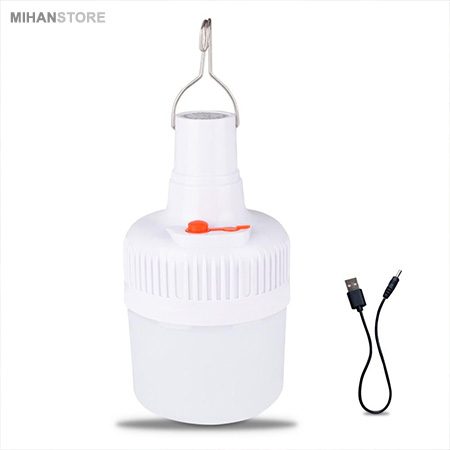 خرید چراغ اضطراری شارژی V-۵۰؛ چراغ LED قابل حمل با آویز استیل - تصویر 15