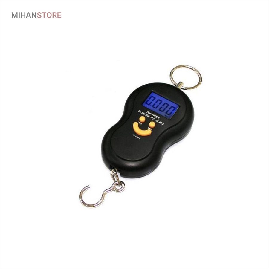 خرید ترازو آویز دیجیتال مدل لبخند؛ ترازوی جیبی ۵۰ کیلویی با ۴ واحد - تصویر 7