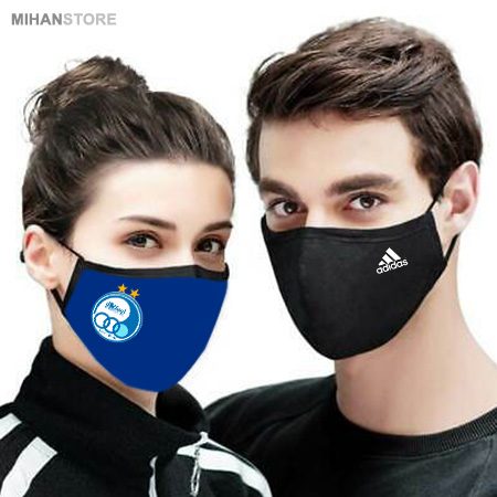خرید ماسک استقلال سه لایه پکیج ۲ عددی؛ ماسک هواداری با محافظ گوش - تصویر 5