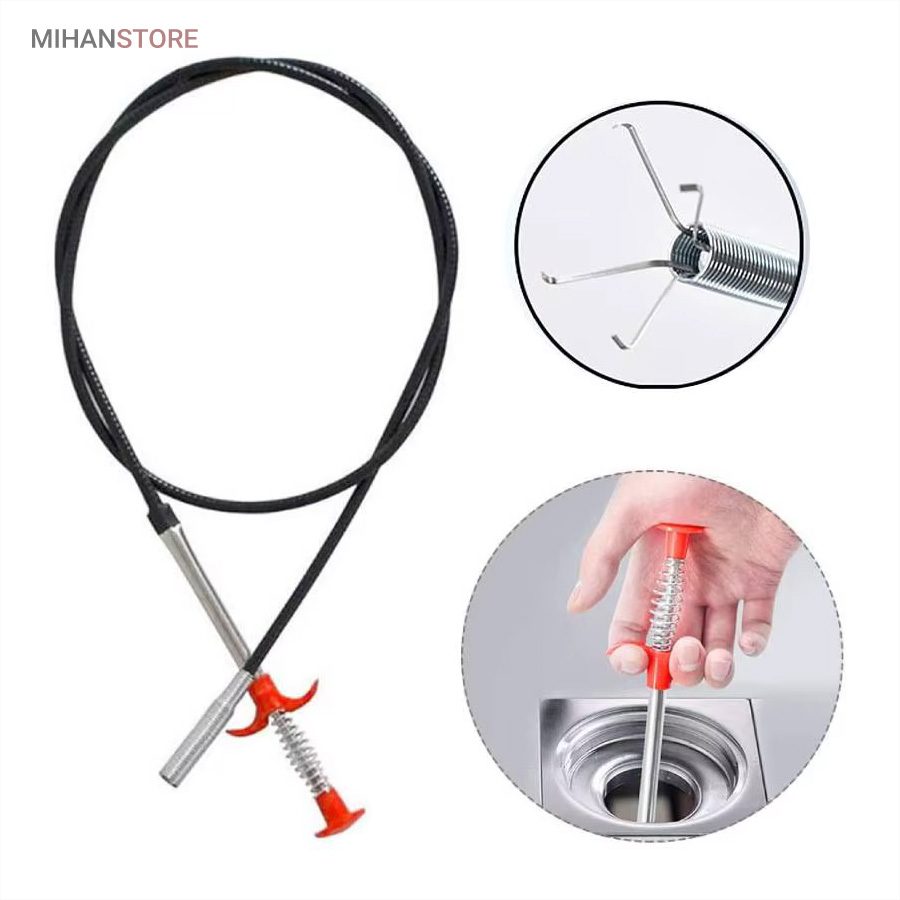 خرید گیره مشکل گشا همه کاره؛ ابزار برداشتن اجسام از فضاهای باریک با چنگک فنری