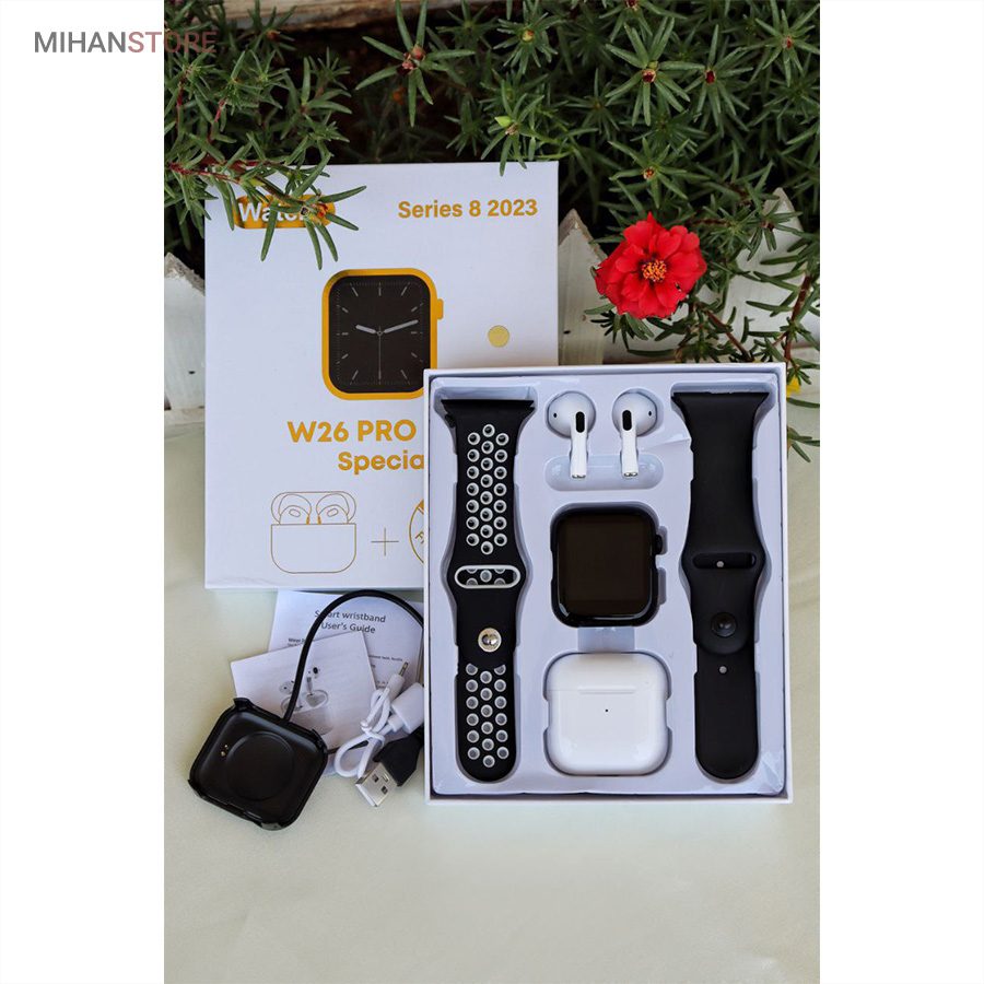 خرید ساعت هوشمند W۲۶ Pro Max؛ ساعت هوشمند با هندزفری بلوتوث (+پایش سلامت) - تصویر 2